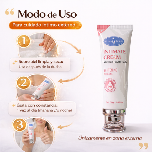 Crema para Aclarar la Zona Íntima