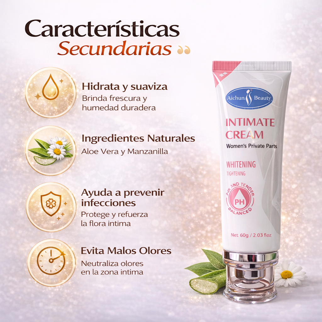 Crema para Aclarar la Zona Íntima