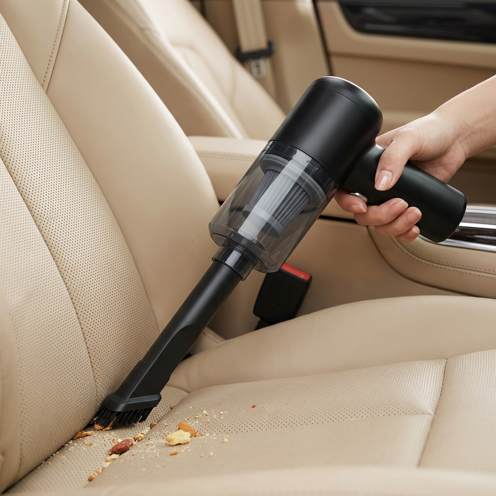 Limpieza del asiento del auto