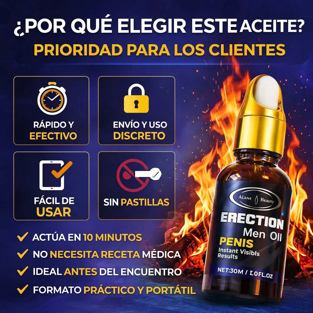 Aceite Erección Instantánea 30ml